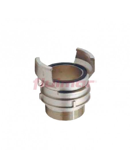 Racor simétrico macho con cierre Guillemin