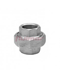 Enlace 3 piezas junta plana PTFE H-H inoxidable