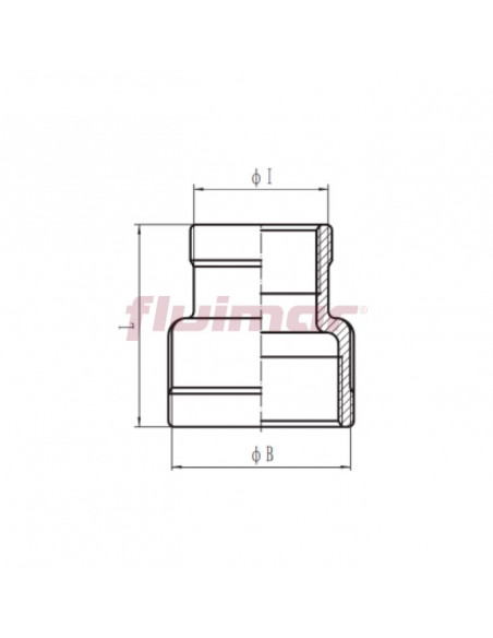 Esquema Manguito reducción H-H