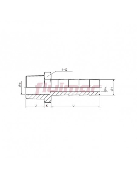 Esquema Entronque manguera