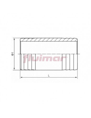 Esquema Entronque doble manguera