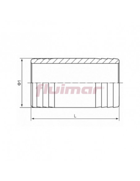 Esquema Entronque doble manguera