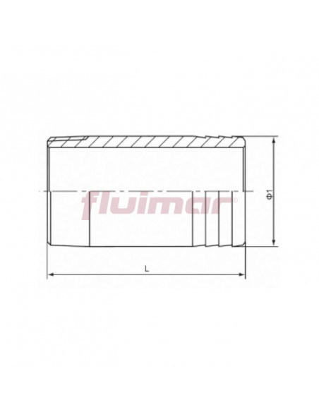 Esquema Entronque rosca manguera